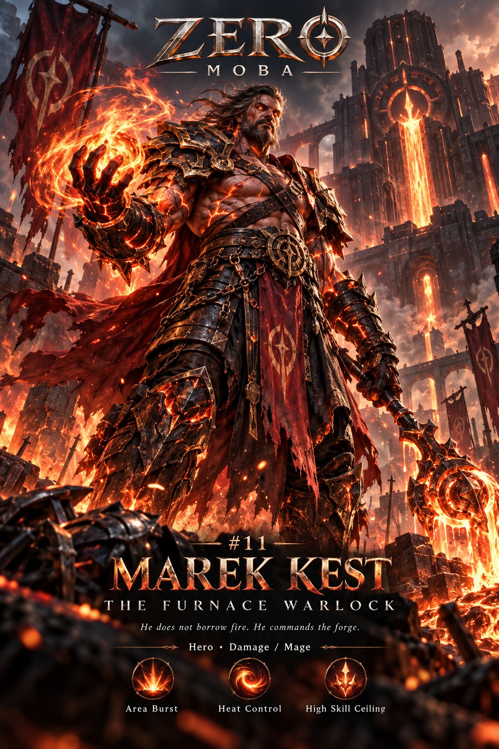 Marek Kest — The Furnace Warlock official artwork