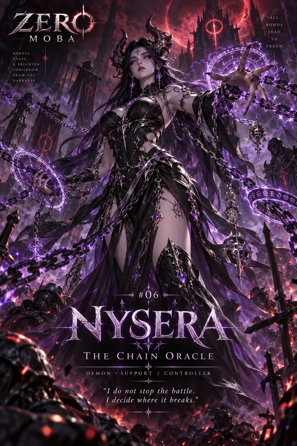 Nysera — The Chain Oracle official artwork