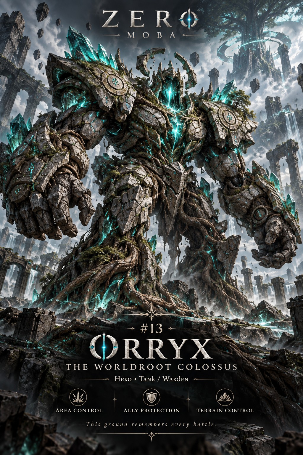 Orryx — The Worldroot Colossus official artwork