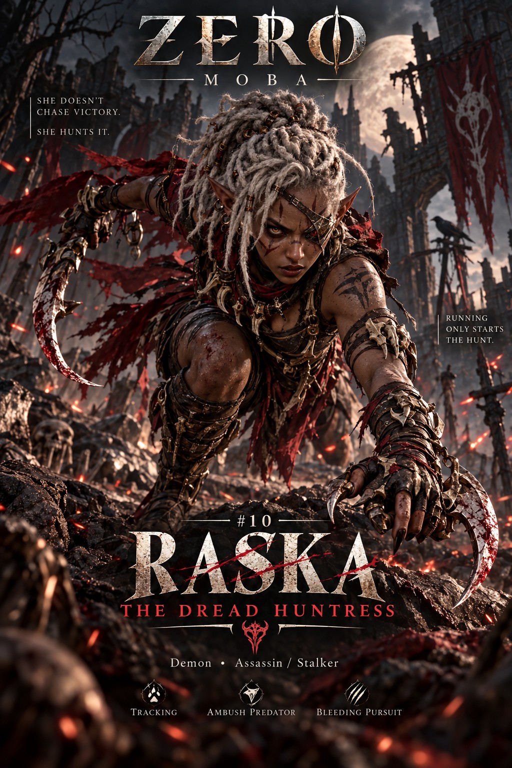 Raska — The Dread Huntress official artwork